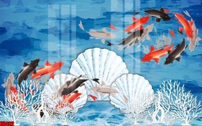 Tải file File tranh gốc tổng hợp tranh nền tường đẹp H8482 (ảnh gốc) in tranh kính