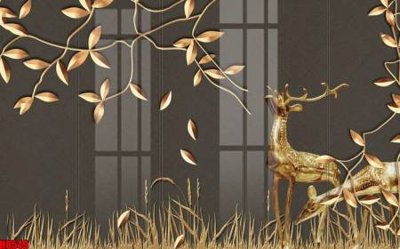 File gốc File tranh gốc tổng hợp tranh nền tường đẹp H8549 (AI/EPS) cho in ấn