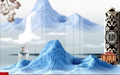 File gốc File tranh gốc tổng hợp tranh nền tường đẹp H8865 (in ấn) không giới hạn