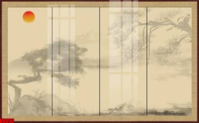 File gốc File tranh gốc tổng hợp tranh nền tường đẹp H8893 (vector) cho in ấn