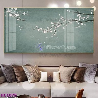 Tệp tin gốc File tranh hoa và chim tối giản trung quốc HC1075 (chất lượng) File tranh hoa và chim tối giản trung quốc HC1075