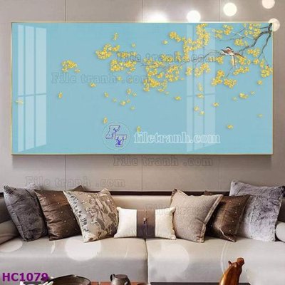 Tải file File tranh hoa và chim tối giản trung quốc HC1079 (ảnh gốc) file AI/EPS