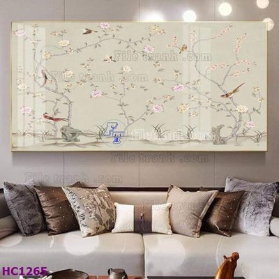 Tải file gốc File tranh hoa và chim tối giản trung quốc HC1265 (bản PSD) chỉnh sửa được