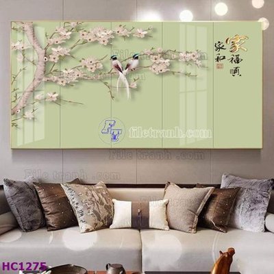Download file File tranh hoa và chim tối giản trung quốc HC1275 (chuẩn in) chất lượng cao