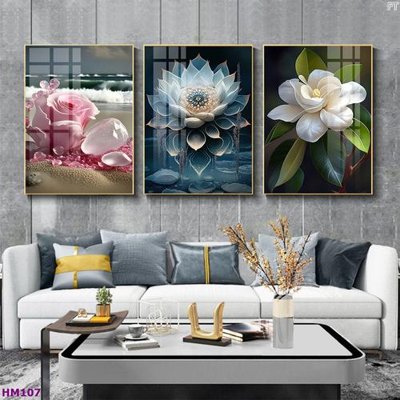 Tải file gốc Tranh bộ 3 hoa sen 5d đẹp HM107 (in tráng gương) 3DFile gốc Tranh bộ 3 hoa sen 5d đẹp HM107 (sẵn sàng in) chất lượng cao