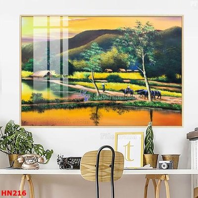 File gốc File tranh phố cổ hà nội xưa HN216 (in lụa) chi tiết cao