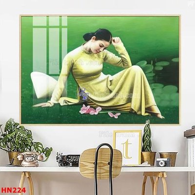 File gốc File tranh phố cổ hà nội xưa HN224 (chuẩn màu) cho in offset