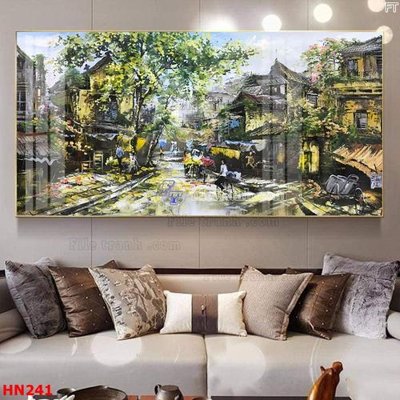 Download file File tranh phố cổ hà nội xưa HN241 (chất lượng in ấn)
