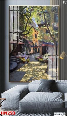 File in ấn File tranh phố cổ hà nội xưa HN253 chuyên nghiệp