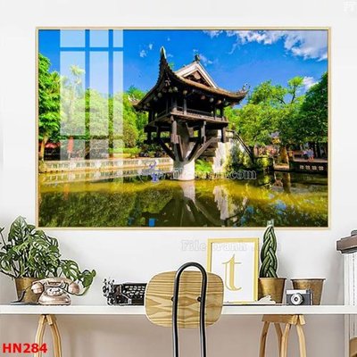 File tranh File tranh phố cổ hà nội xưa HN284 (gốc) phong cách tối giản