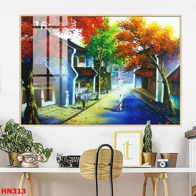 File tranh File tranh phố cổ hà nội xưa HN313 (gốc) in film