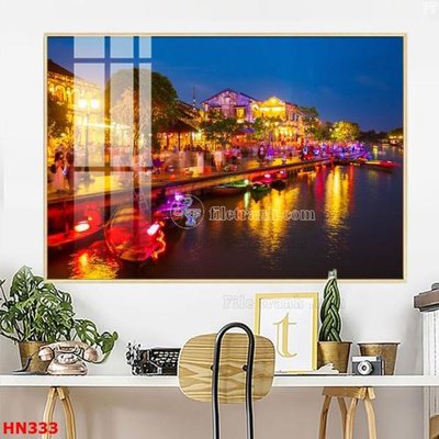 File gốc File tranh phố cổ hà nội xưa HN333 (phong cách) châu Âu