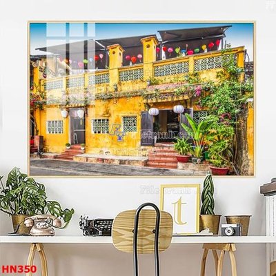 File gốc File tranh phố cổ hà nội xưa HN350 (PNG) chất lượng cao