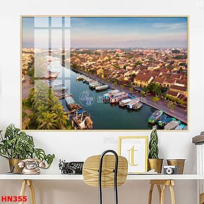 Download file File tranh phố cổ hà nội xưa HN355 (gốc) in mica đèn LED