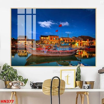 File ảnh gốc File tranh phố cổ hà nội xưa HN377 (chuyên in mica)