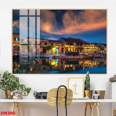 File in trần File tranh phố cổ hà nội xưa HN380 (bản gốc) 5D
