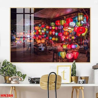 File tranh gốc File tranh phố cổ hà nội xưa HN384 (bản quyền) độc đáo