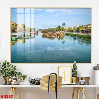 File tranh File tranh phố cổ hà nội xưa HN387 (gốc) chủ đề thiên nhiên
