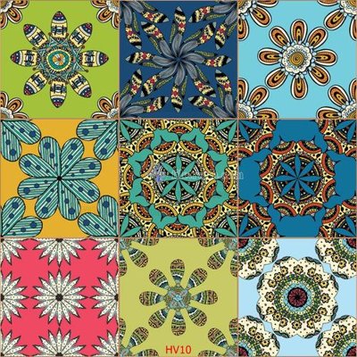 File PSD File hoa văn gạch bông HV10 (gốc) cho in quảng cáo