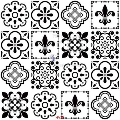 Mua file gốc File hoa văn gạch bông HV39 (in ấn) tại Filetranh.com