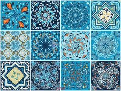 File tranh quảng cáo File hoa văn gạch bông HV79 (download file gốc)