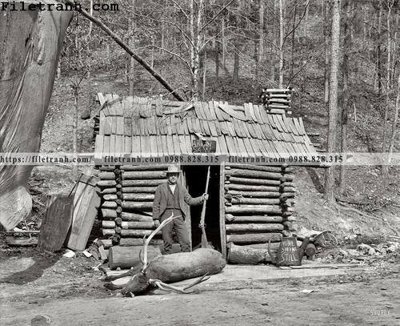 File gốc Happy Hollow_ 1901 (in tráng gương) sang trọng