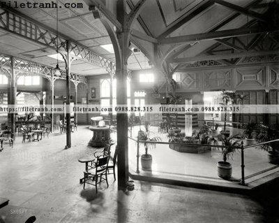 File tranh Hathorn Spring_ 1895 (bản gốc) in lụa 3D