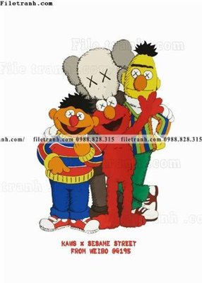 File PSD Hinh Anh Dong Vat Hoat Hinh Sesame Street 525 (gốc) nhiều lớp (multi-layer)