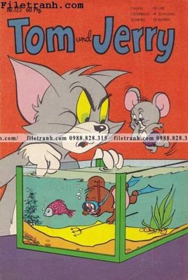 File tranh gốc PSD Hinh Anh Hoat Hinh Tom Va Jerry 102 còn nguyên layer