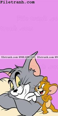 File tranh Hinh Anh Loi Vao Cua Tom Va Jerry 125 (gốc) phong cách tối giản