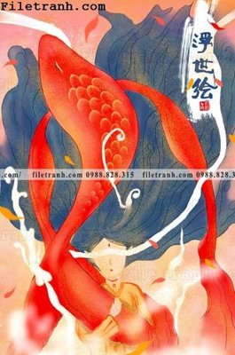 Tải file gốc Hinh minh hoa co gai Nhat 105 (bản PSD) gốc