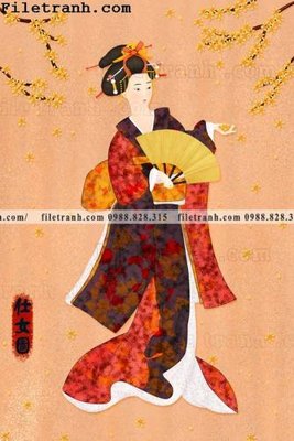 Tải file PSD Hinh minh hoa co gai Nhat 134 (nguyên layer) để in