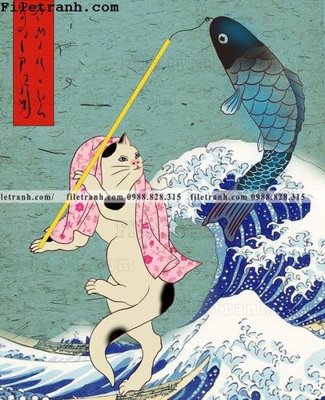 File tranh in trần Hinh minh hoa co gai Nhat 155 (ảnh gốc siêu nét)