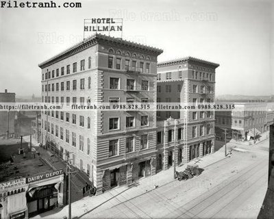 File gốc in mica Hotel Hillman_ 1906 chất lượng