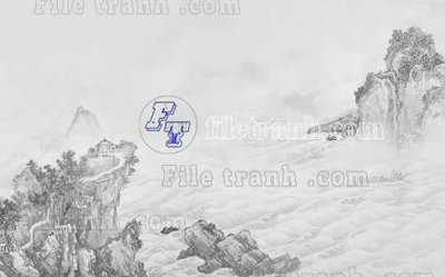 File gốc File tranh gốc tranh tường bích họa idochine trung quốc IDT103 (chủ đề hiện đại) trang trí