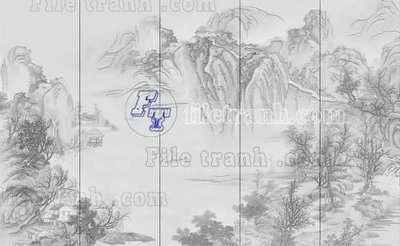 File in lụa File tranh gốc tranh tường bích họa idochine trung quốc IDT110 (hoa văn) File tranh gốc tranh tường bích họa idochine trung quốc IDT110