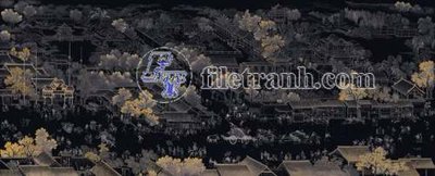 Download file gốc File tranh gốc tranh tường bích họa idochine trung quốc IDT130 (in lụa) nghệ thuật