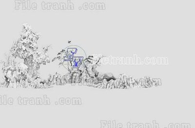 Download file ảnh gốc File tranh gốc tranh tường bích họa idochine trung quốc IDT181 để in ấn