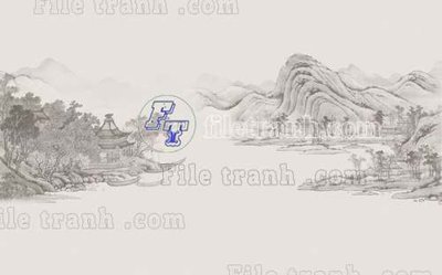 File gốc File tranh gốc tranh tường bích họa idochine trung quốc IDT195 (phong cách) châu Âu