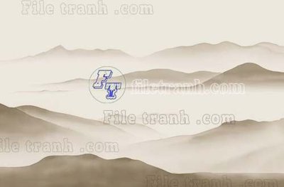 File gốc File tranh gốc tranh tường bích họa idochine trung quốc IDT214 (in lụa) hoa văn cổ điển