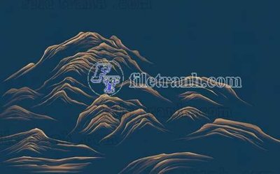 File gốc File tranh gốc tranh tường bích họa idochine trung quốc IDT227 (in mica) làm quà tặng