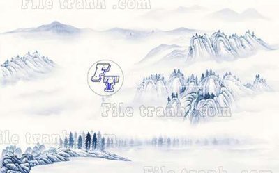 File gốc File tranh gốc tranh tường bích họa idochine trung quốc IDT234 (in 3D) cho trang trí