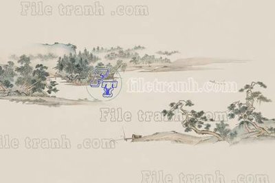 Tệp tin gốc File tranh gốc tranh tường bích họa idochine trung quốc IDT264 (dùng cho in ấn) chuyên nghiệp