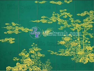 Chi tiết file gốc File tranh gốc tranh tường bích họa idochine trung quốc IDT285 (cho in tráng gương)