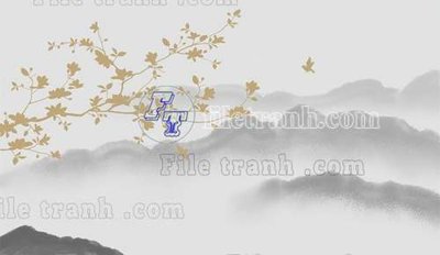 Download file File tranh gốc tranh tường bích họa idochine trung quốc IDT288 (gốc) in mica ốp bếp