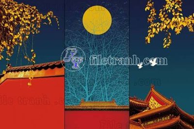 Tải file gốc File tranh gốc tranh tường bích họa idochine trung quốc IDT322 (in khổ lớn) không vỡ