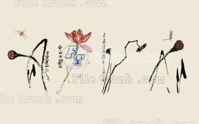 File PSD File tranh gốc tranh tường bích họa idochine trung quốc IDT356 (bản gốc) đã tách nền