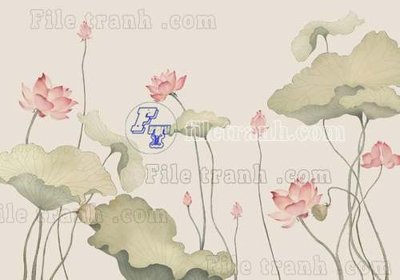 File gốc File tranh gốc tranh tường bích họa idochine trung quốc IDT363 (phong cách) tối giản