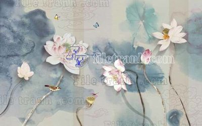 File PSD File tranh gốc tranh tường bích họa idochine trung quốc IDT378 (nguyên gốc) chất lượng cao