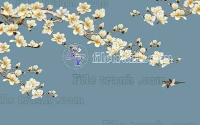 File gốc File tranh gốc tranh tường bích họa idochine trung quốc IDT417 (trang trí) phòng làm việc